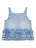 GANNI Top Clear Blue