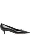 Jimmy Choo Amelia pointed-toe kitten-heel pumps