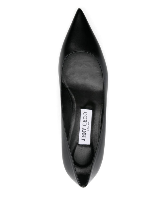 Jimmy Choo Amelia pointed-toe kitten-heel pumps