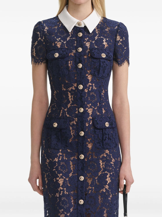 Self-portrait Dresses Blue