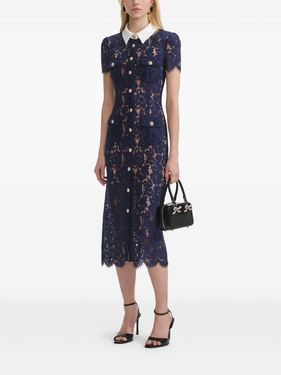 Self-portrait Dresses Blue