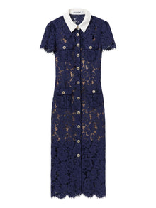  Self-portrait Dresses Blue