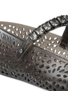 Jimmy Choo The Jelly Ballerina Flats with Crystal Embellishment
