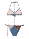 Zimmermann Patchwork Print Bikini Set