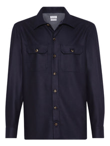  Brunello Cucinelli Shirts Blue
