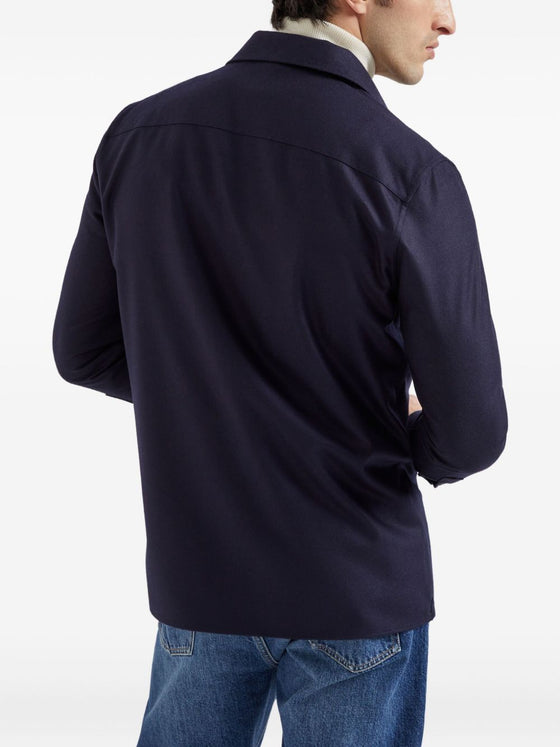 Brunello Cucinelli Shirts Blue