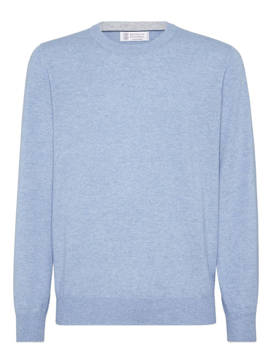 Brunello Cucinelli Sweaters Clear Blue