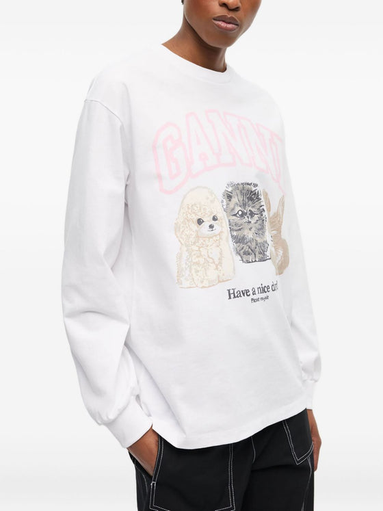 GANNI Sweaters White