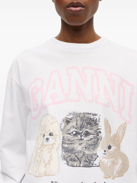 GANNI Sweaters White