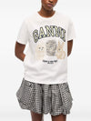 GANNI T-shirts and Polos White