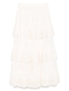 Zimmermann Lucky embroidered skirt