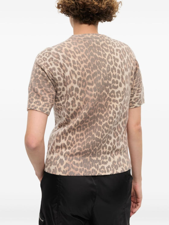 GANNI T-shirts and Polos Brown
