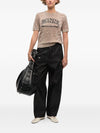 GANNI T-shirts and Polos Brown