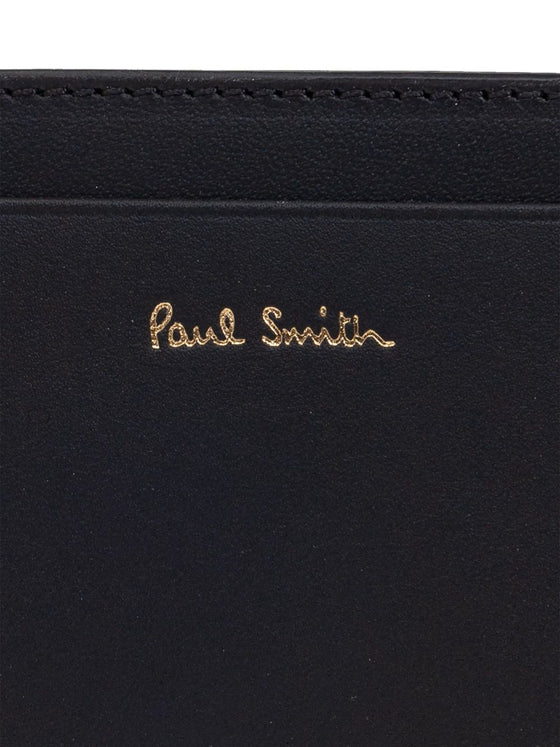 Paul Smith Signature Stripe leather card case