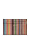 Paul Smith Signature Stripe leather card case