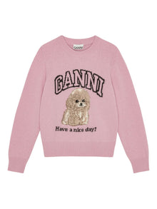  GANNI Sweaters Pink