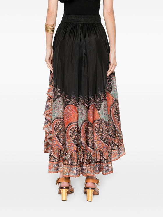 Zimmermann Rhiannon Ruffle Maxi Skirt
