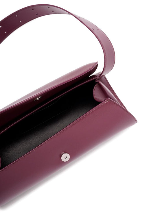 Jil Sander Cannolo small leather shoulder bag