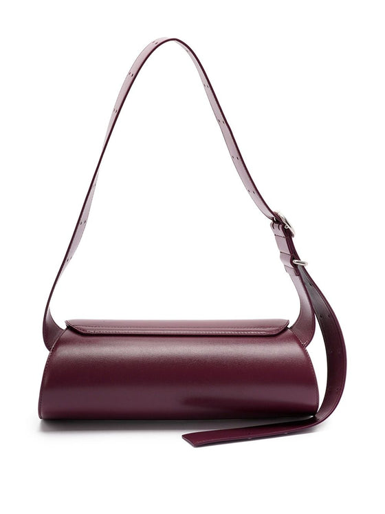 Jil Sander Cannolo small leather shoulder bag