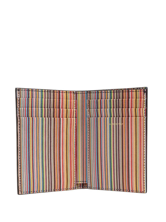 Paul Smith Signature Stripe leather wallet