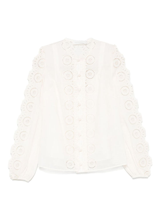Zimmermann Lucky embroidered blouse