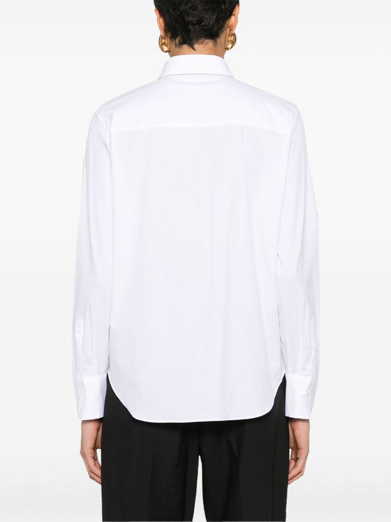 Brunello Cucinelli Monili-chain poplin shirt