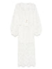 Zimmermann Coco lace midi dress - ivory