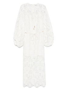  Zimmermann Coco lace midi dress - ivory