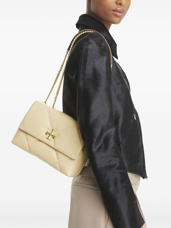 Tory Burch Kira Diamond small leather shoulder bag