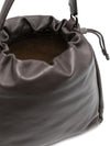 Brunello Cucinelli Mellow small bucket bag in soft leather with monili