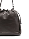 Brunello Cucinelli Mellow small bucket bag in soft leather with monili