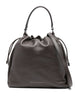 Brunello Cucinelli Mellow small bucket bag in soft leather with monili