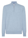 Brunello Cucinelli Sweaters Clear Blue