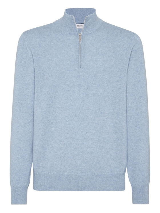 Brunello Cucinelli Sweaters Clear Blue