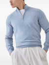 Brunello Cucinelli Sweaters Clear Blue