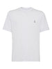 Brunello Cucinelli Cotton jersey crew neck T-shirt with logo and faux-layering