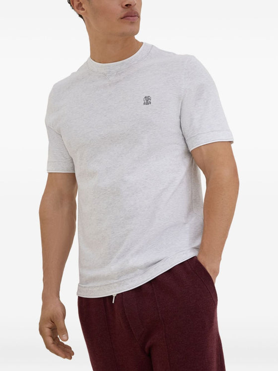 Brunello Cucinelli T-shirts and Polos Light Grey