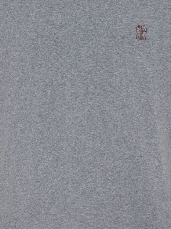 Brunello Cucinelli T-shirts and Polos Grey