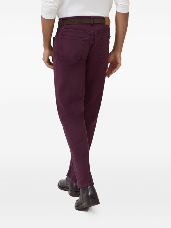 Brunello Cucinelli Logo-patch jeans