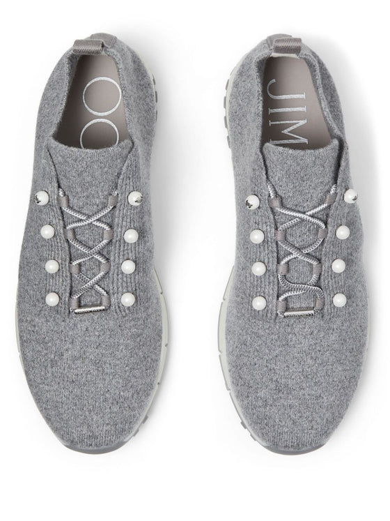 Jimmy Choo Veles Cashmere Knit Trainers
