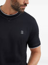 Brunello Cucinelli T-shirts and Polos Blue