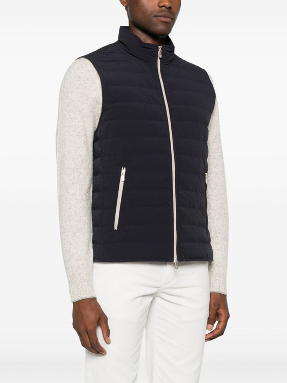 Brunello Cucinelli Zip-fastening sleeveless vest
