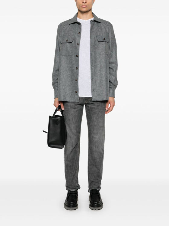 Brunello Cucinelli Shirts Grey
