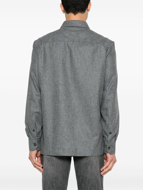 Brunello Cucinelli Shirts Grey