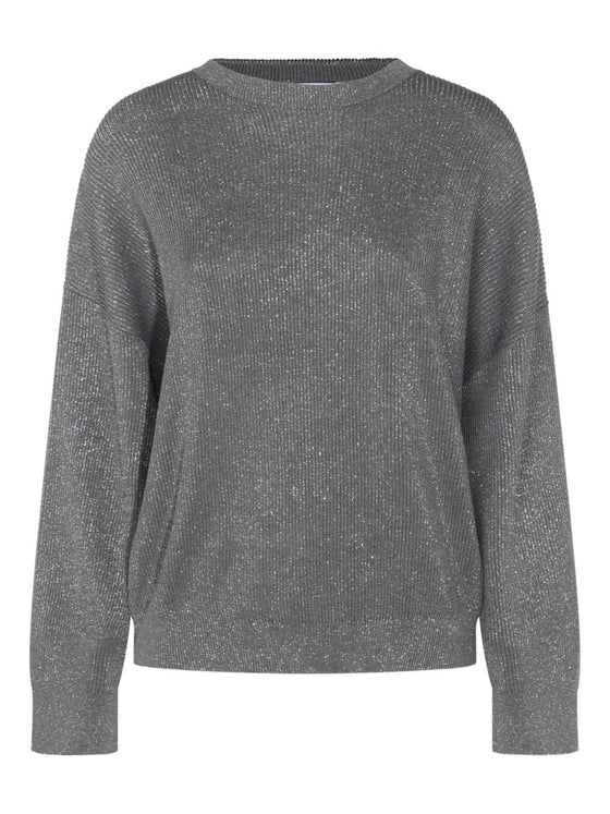 Brunello Cucinelli Pilade lurex knit sweater