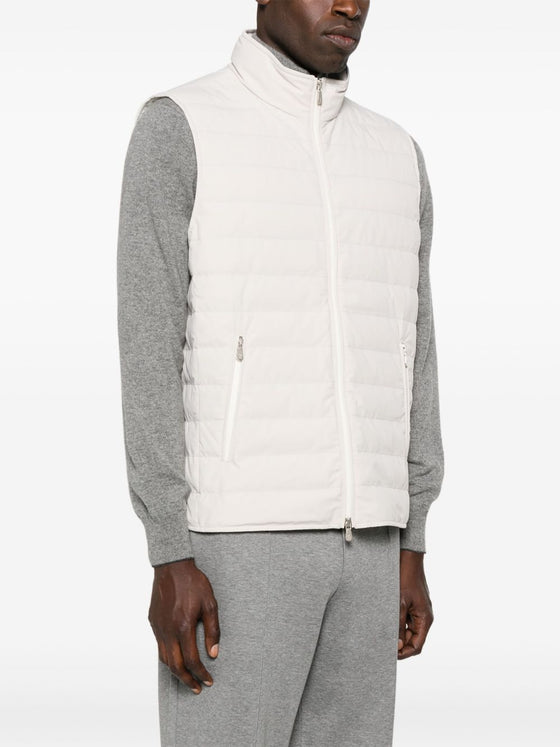 Brunello Cucinelli High-neck waistcoat