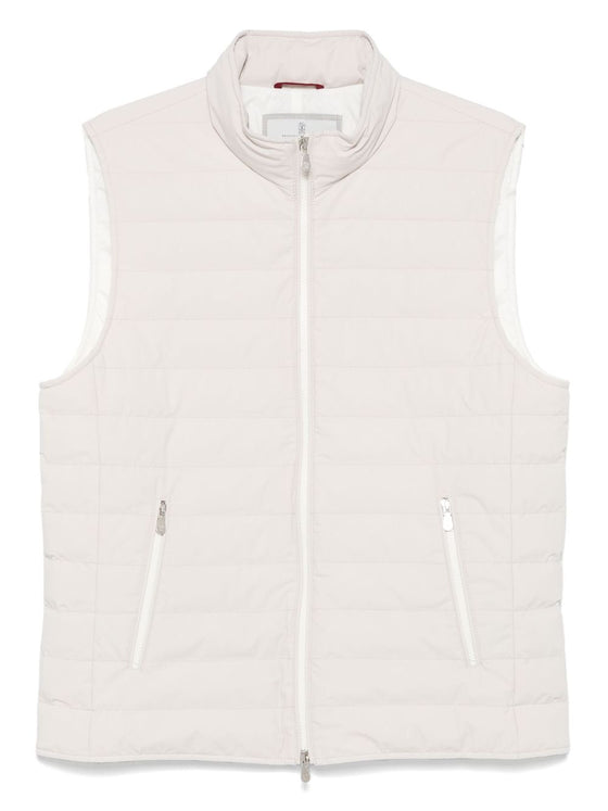 Brunello Cucinelli High-neck waistcoat