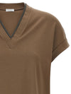 Brunello Cucinelli T-shirts and Polos Brown