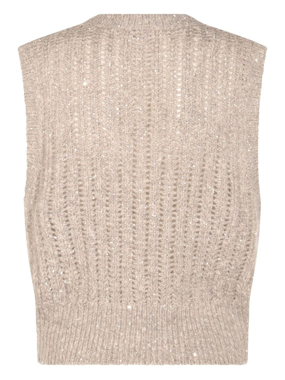 Brunello Cucinelli Top Ivory