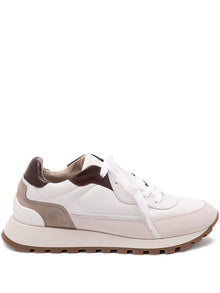  Brunello Cucinelli Calfskin and suede runners